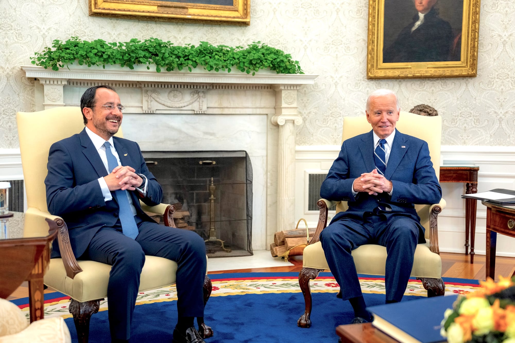 US President receives Cyprus President at White House, Pledges Support for Reunited Cyprus